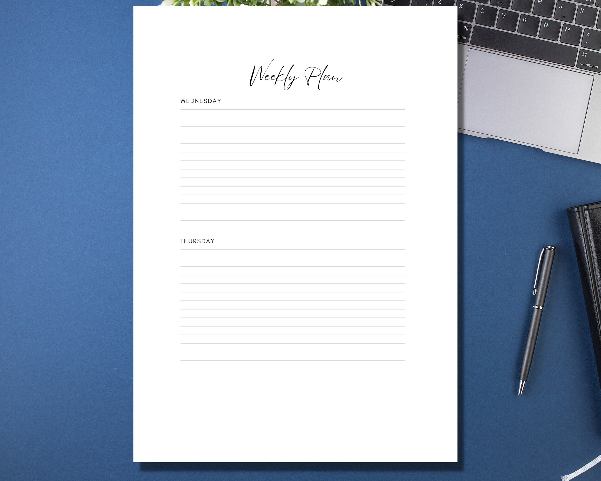 Weekly Planner Printable A4 A5 US Letter PDF - Etsy Australia