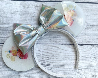 Cake Castle Minnie Ears, 25th Anniversary Minnie Ears, Resin Minnie Ears