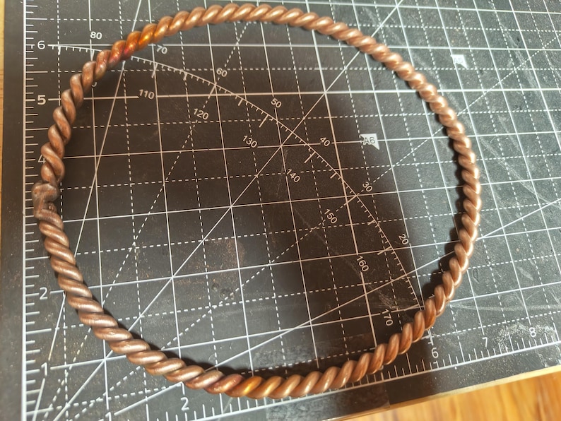 Best Sacred Cubit Copper Tensor Ring: 144mhz EMF Shield, Braze Welded ...