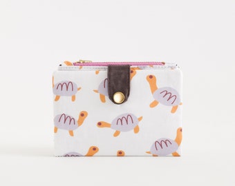 baby tutle wallet small, tutle lovers gift animals sea, kawaii cute wallet cotton, gift for girls wallet, salty wallet summer