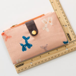 Cartera con diseño de globo para mujer, bonita cartera de viaje para mujer, cartera de viaje para pasaporte, organizador de cartera de viaje