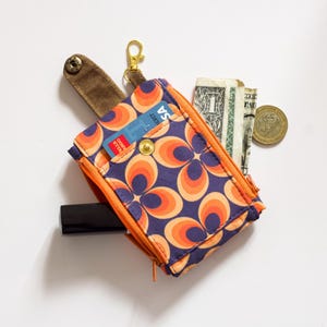 Retro Schlüsselanhänger Brieftasche für Frauen, Beutel Brieftasche Mini, Hippie-Brieftasche, Retro Schlüsselanhänger Brieftasche, leichte Brieftasche, Id Brieftasche, süßes Geschenk