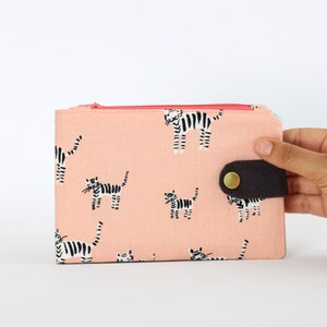Grand portefeuille chat pour femme, portefeuille mignon kawaii, portefeuille en tissu en coton, portefeuille à deux volets pour femme, portefeuille de cartes de crédit pour femme, mode kawaii