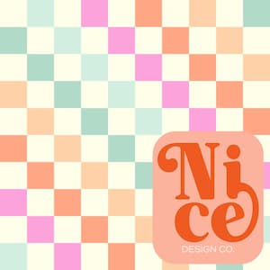 seamless file for fabric, checkered, checkers, rainbow sherbet, retro, seamless pattern, kid&#39;s clothing, bedding, stationary