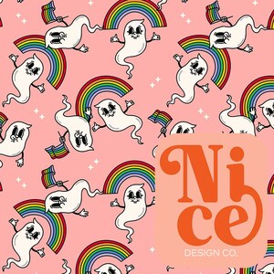 gay ghosts seamless pattern, pride seamless file, seamless pattern for sublimation, seamless tumbler wrap, digital paper