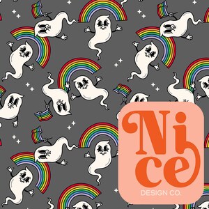 gay ghosts seamless pattern, pride seamless file, seamless pattern for sublimation, seamless tumbler wrap, digital paper