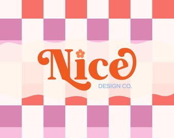 Checkerboard Seamless Pattern | Retro Valentine Checkered Digital Paper | JPG Instant Download | Commercial Use