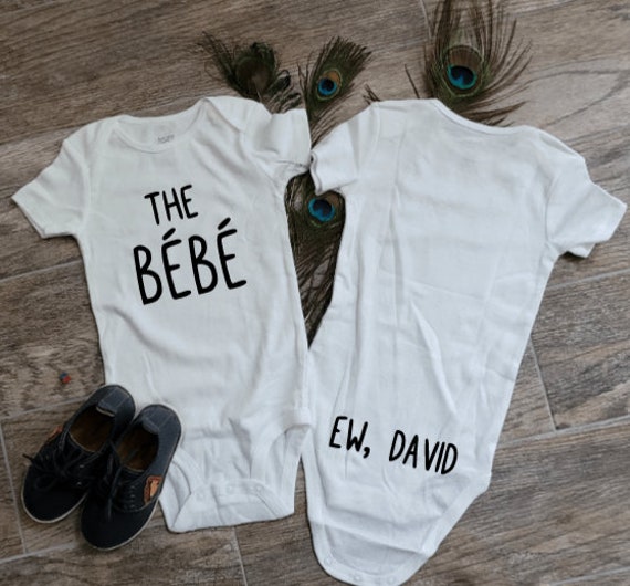 The Bebe Bodysuit Ew David Baby Outfit David Rose Alexis Etsy