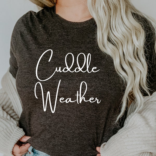 Cuddle Weather SVG, Fall SVG, Autumn SVG, Fall vibes svg, Cricut svg, T-shirt svg