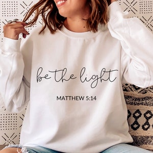 Be The Lights SVG, Mattheüs 5:14 SVG, Christian SVG, Schrift Svg, Jezus Svg, Inspirerend Svg
