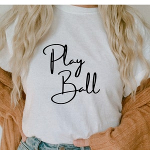 Play Ball SVG, Game Day SVG, Sports SVG, Baseball svg, Football svg, Team Mom svg, T-shirt svg, Cut Files for Cricut