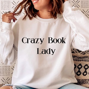 Crazy Book Lady SVG, Book SVG, Reader Gifts, Book Gifts, T-shirt SVG, Cricut Svg