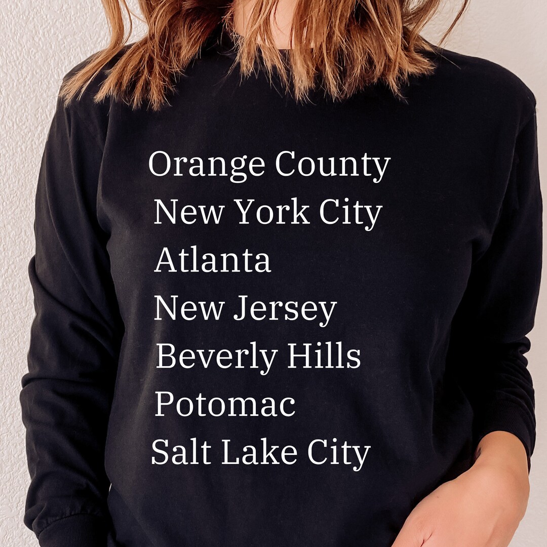 Housewives Cities SVG, Real Housewives Inspired SVG, Cities SVG, Pop