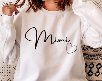 Mimi Heart SVG: Blessed Grandma, Mother's Day Cut File