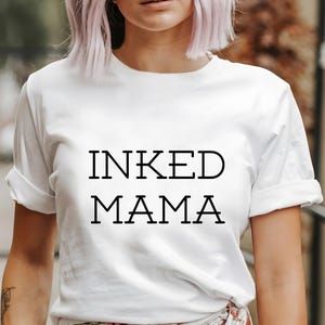 Inked Mama SVG - Tattooed Mom Life SVG File - Cricut & Silhouette Cut File - Digital Download