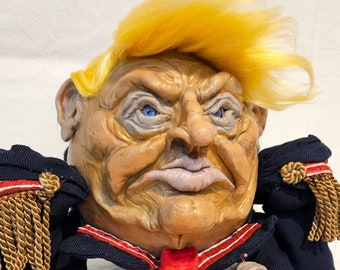 Trumpty Dumpty - (SOLD item, displayed as an example of artist's work )) Trump, 45, President, Humpty Dumpty, election, 2024, 2025