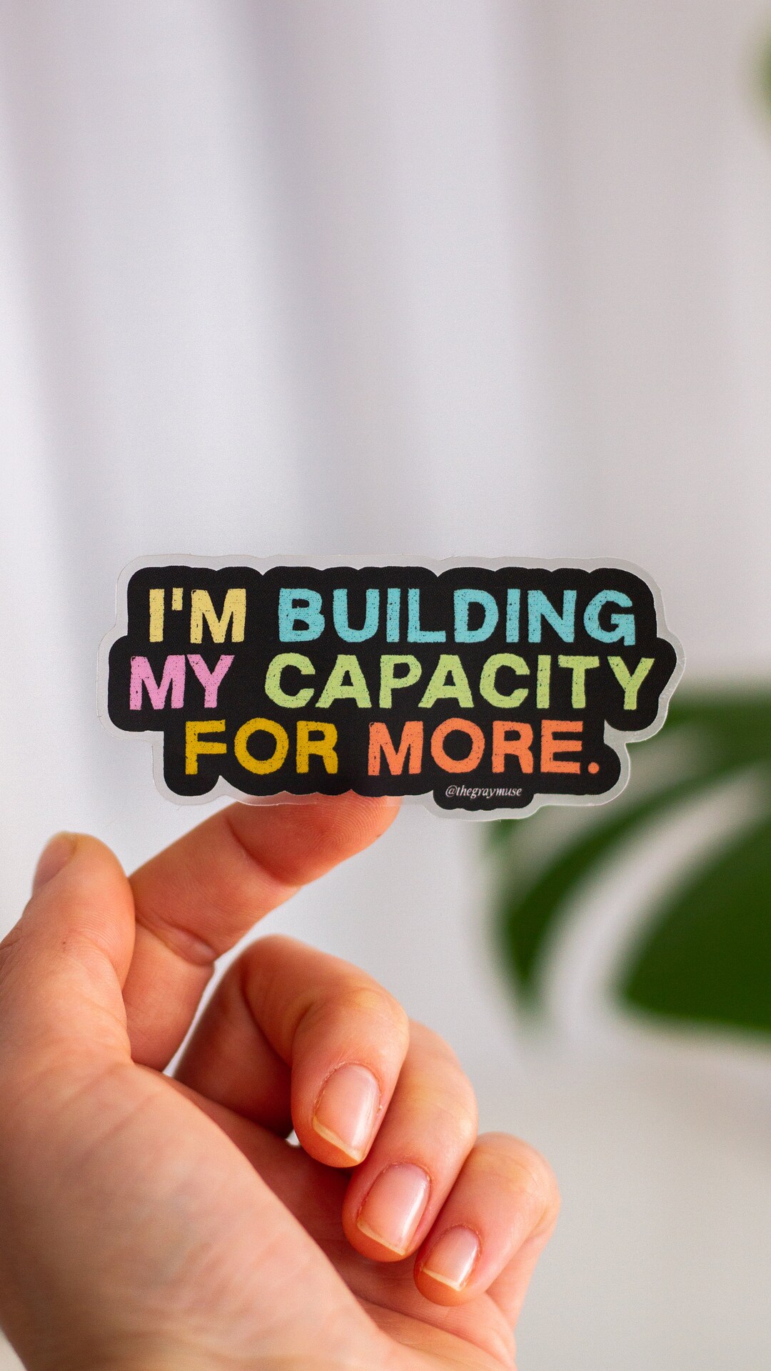 RETIRING I'm Building My Capacity for More Motivational Sticker, Matte ...