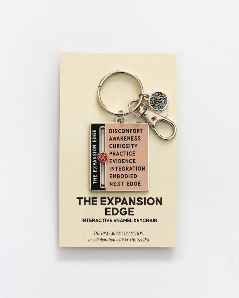 The Expansion Edge Slider Interactive Enamel Keychain - Etsy