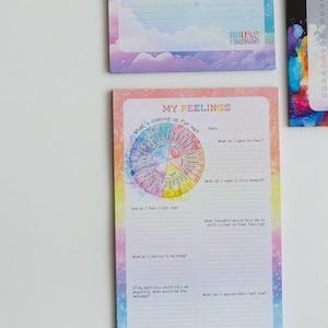 Feeling Wicked Notepad My Feelings Notepad, Journaling Pad, Emotional Tracker, Self-care ...