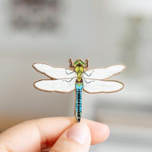 Garner Dragonfly Enamel Pin, Insect Gift, Nature Gift, Gifts for Her, Lapel Pin, Insect Accessory, Animal Lover Jewelry