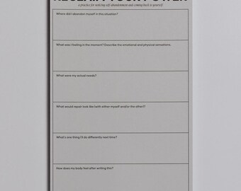 Reclaim Your Power Notepad | Self-Empowerment and Boundary Setting Notepad | Half Letter Size