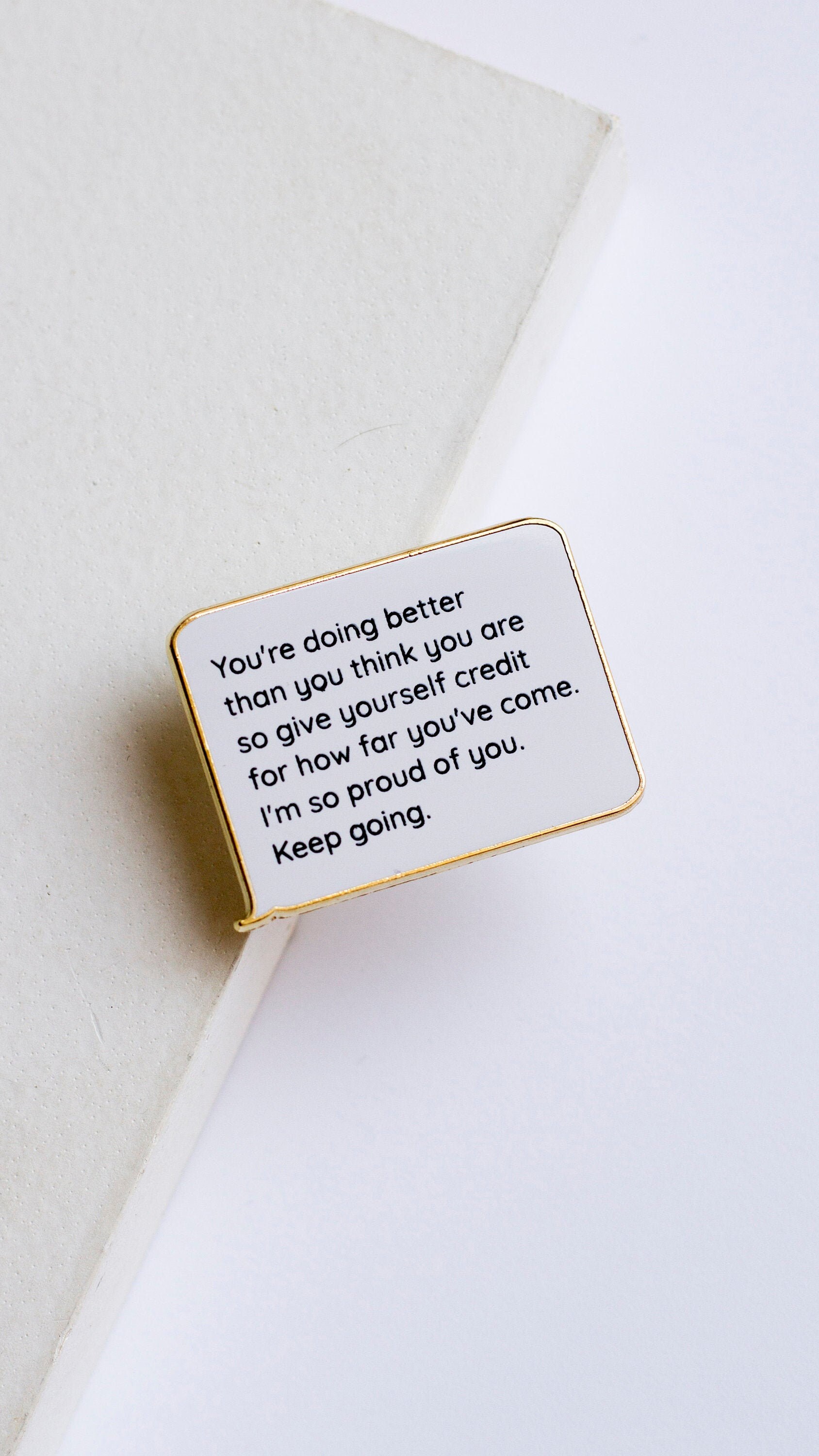 Incoming Text Message Enamel Pin