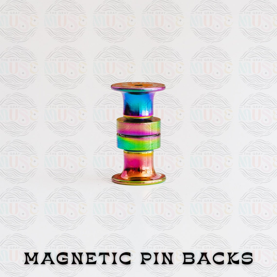 Deluxe MAGNETIC Locking Pin Back for Enamel Pins (rad Backs), Set of 2 ...