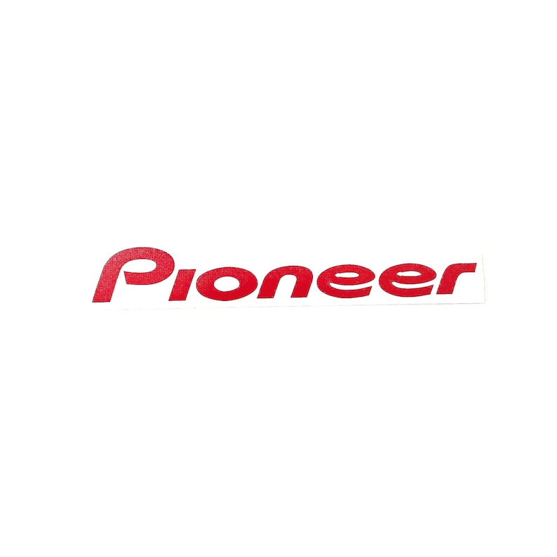 5x9 Sticker Pioneer Red Vinyl Decal Sticker (set of 2) - 1.5X9 Inches. - Etsy
