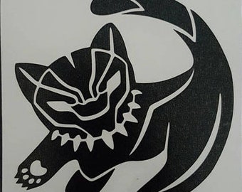 Black Panther Lion King Vinyl 6 inches/Decal Sticker (Set of 2)