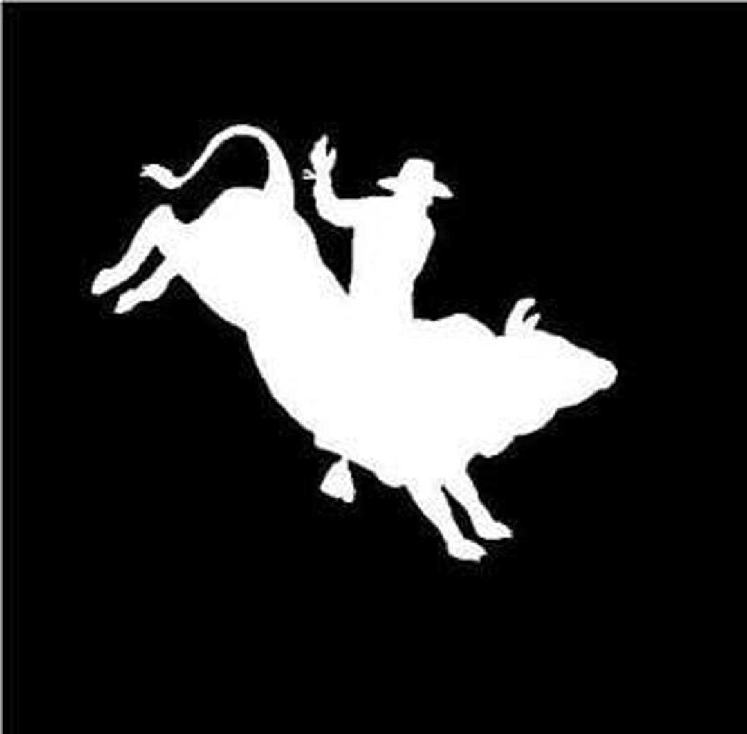 Dolo Rider Decal Bull Rider Vinyl Decal (set of 2) - Rodeo Cowboy Car Decor - Etsy