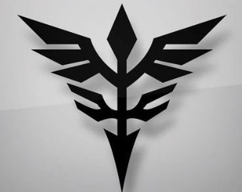 Zeon Gundam Decal Sticker - 4” (Set of 2) - Car, Laptop, Wall Art