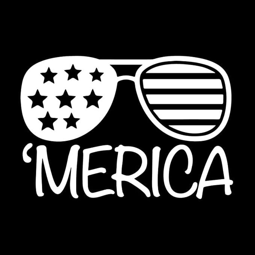 America Sunglasses Decal Sticker - Patriotic 4
