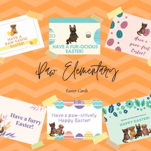 Jeu de cartes de vacances élémentaires Paw
