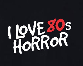 Download Love 80s Horror Svg Etsy