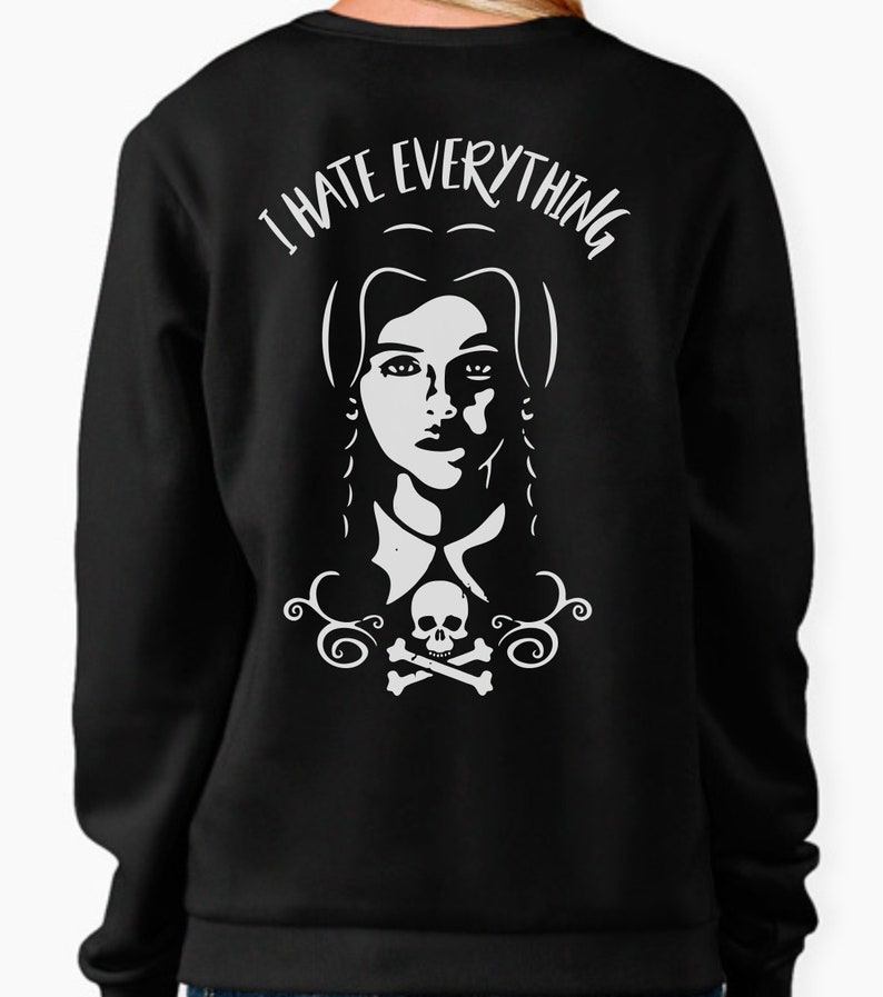 Download Wednesday Addams svg I hate everithing Wednesday Addams | Etsy