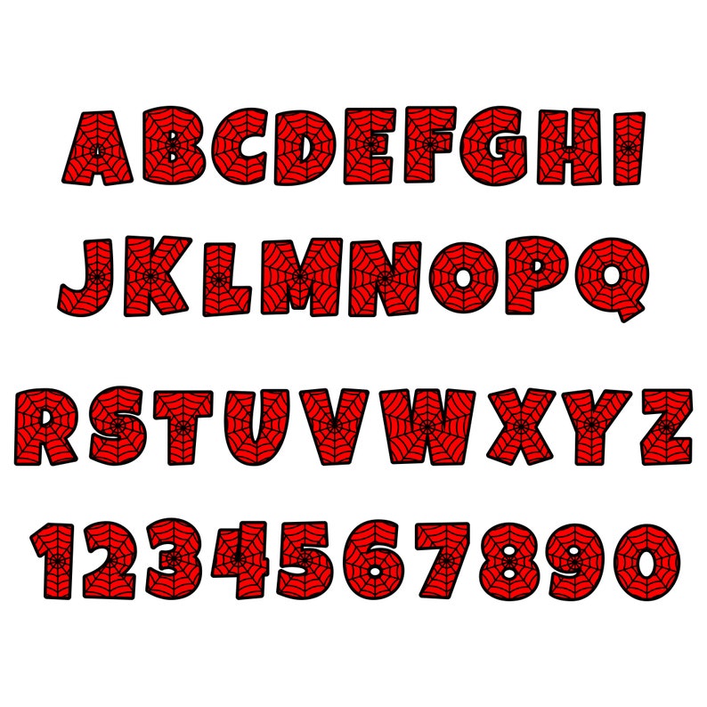 spiderman-alphabet-printable