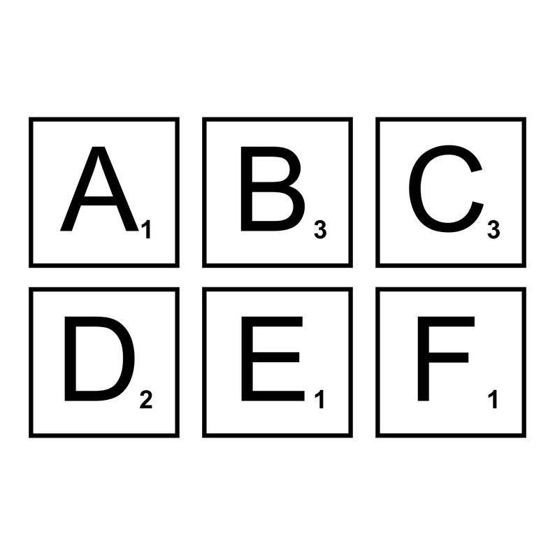 Download Scrabble Tiles SVG Scrabble Tiles Cutting File Scrabble ...