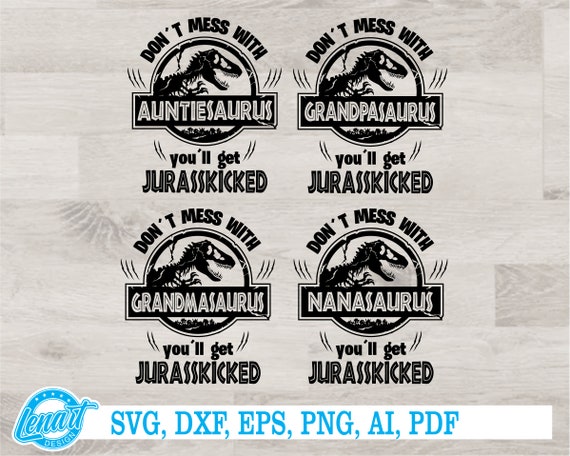 Jurasskicked Family Svg Mamasaurus Svg Daddysaurus Svg Etsy