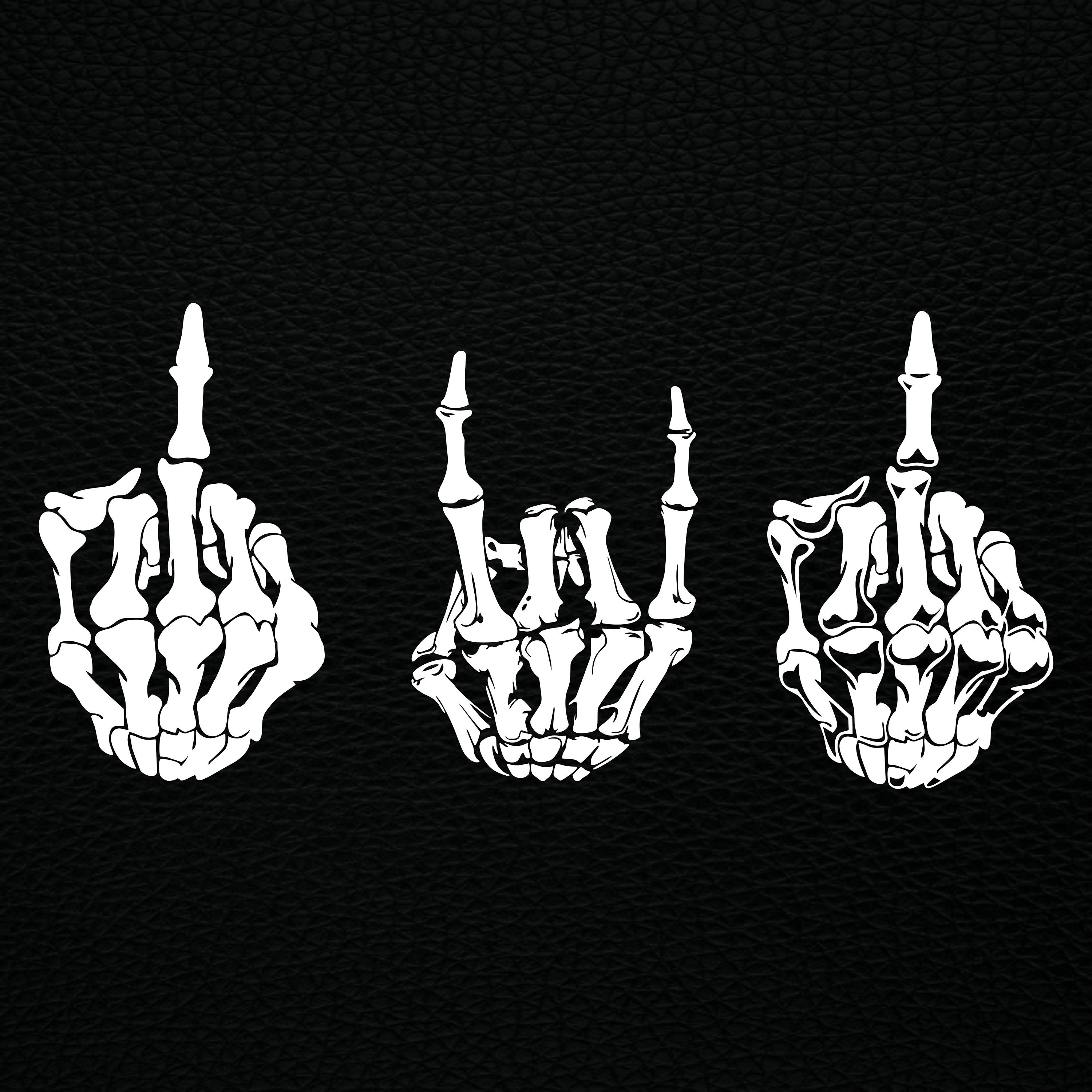 Skeleton main svg skeleton hand pack Middle Finger svg Etsy Canada. 