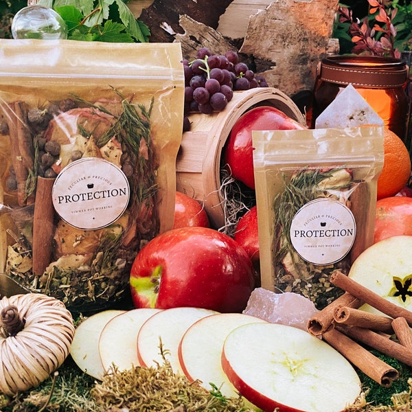 Hechizo de protección de olla a fuego lento