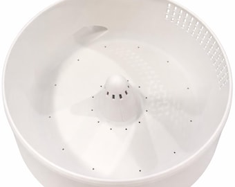 Water Powered Fruit & Vegetable Rinse Bowl, 3D Printed Sink Produce Cleaner