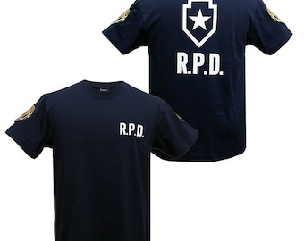 Cloud City 7 Resident Evil Stars Police Logo Mens T-Shirt
