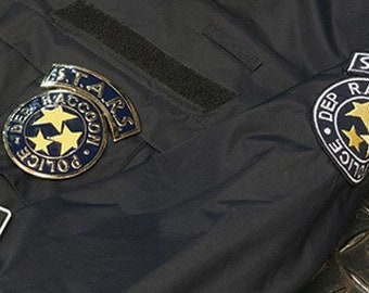 Portabadge Portacarte In Pelle Marrone Con Distintivo Metallico Resident Evil – Leon RACCOON Stars