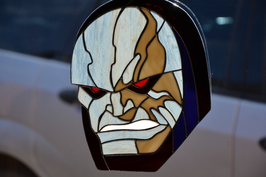 Stain Glass Suncatcher Comic Book Character Wall Art Stained Etsy