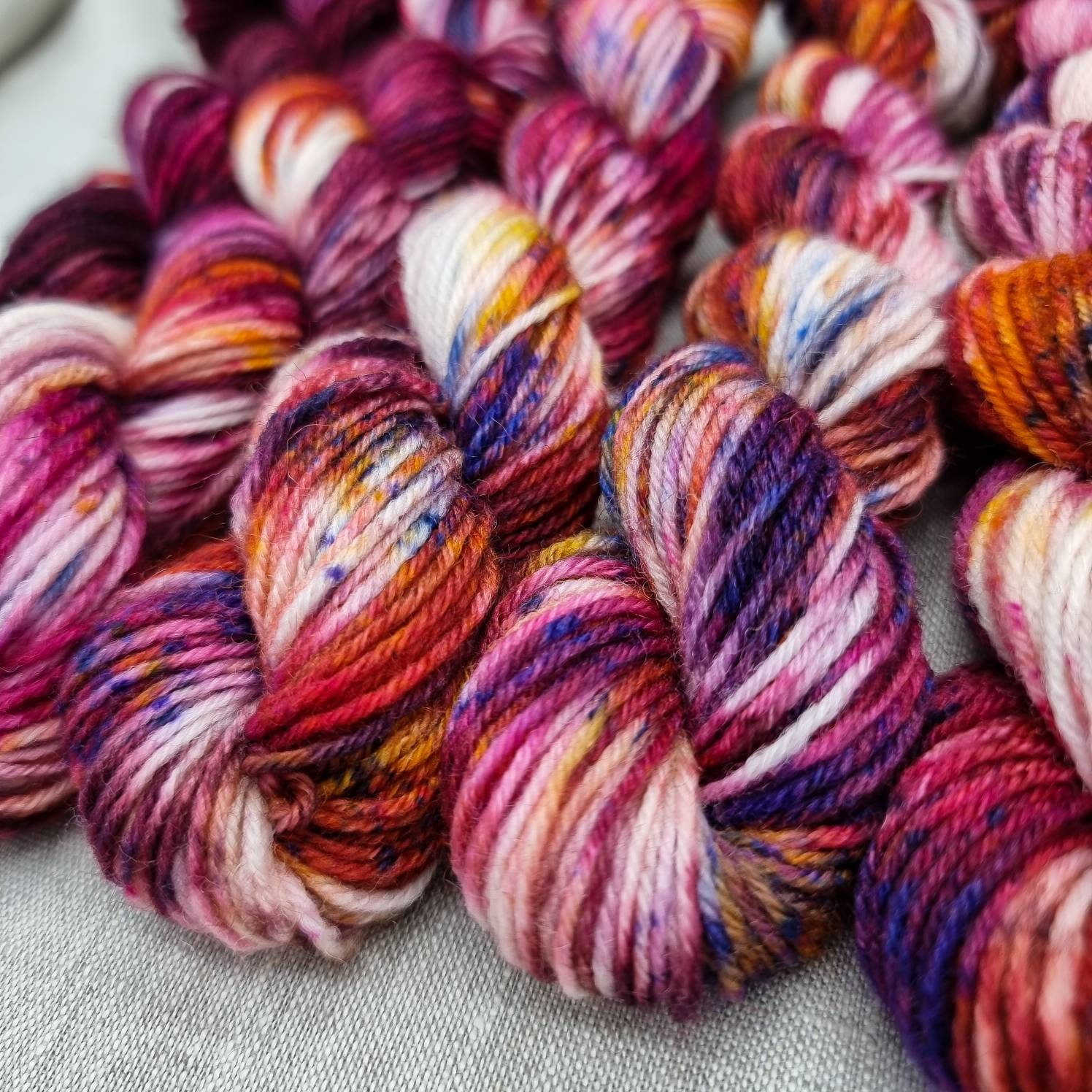 Hand dyed yarn for shawl. Crochet yarn and gradient yarn. Etsy