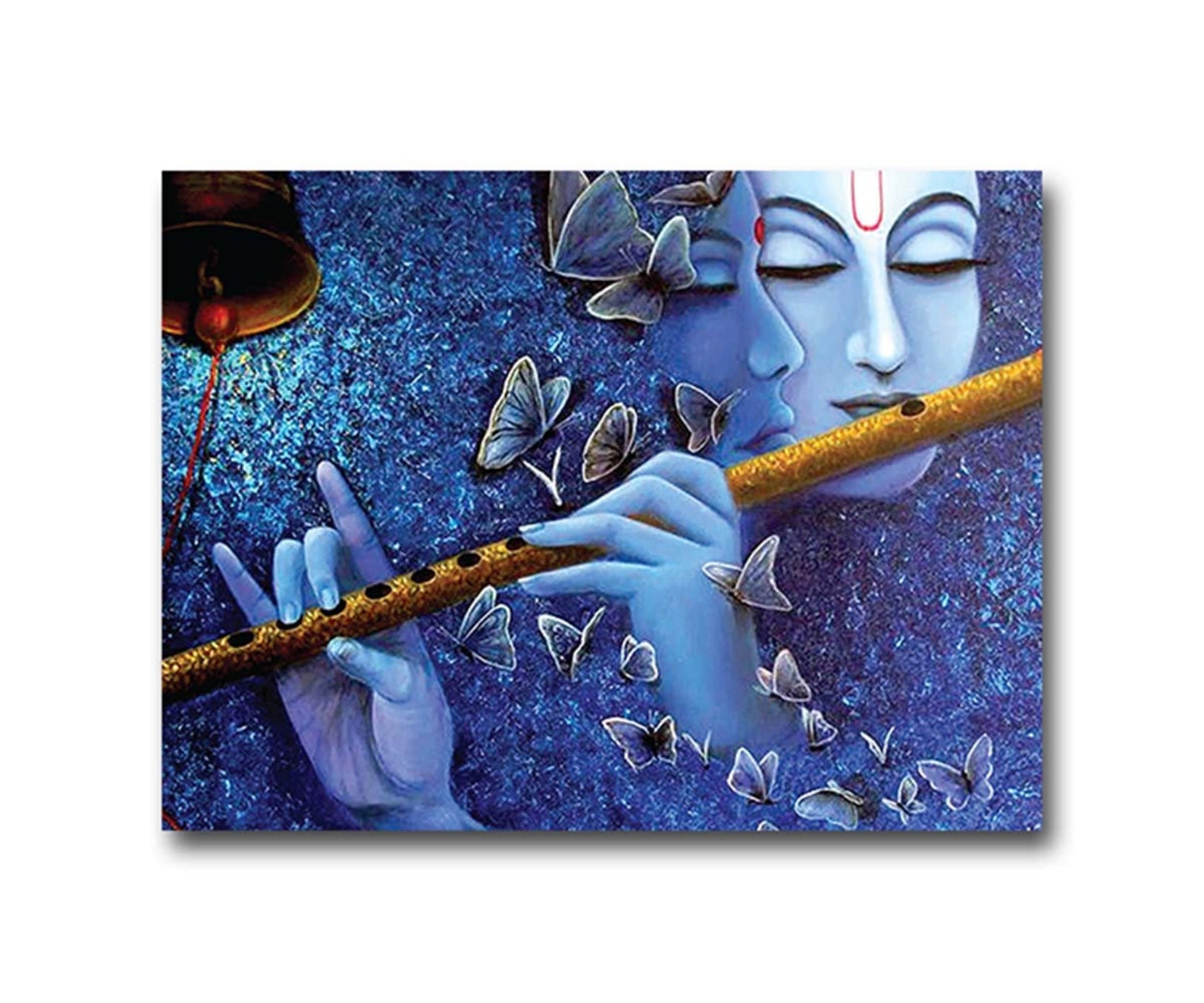 Radha Krishna painting Radha Krishna Wall Art Krishna Radha Etsy