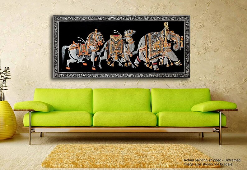 Royal Animals Wall Painting / Unique & Vintage Wall Paintings Etsy