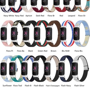 Elastic Band For Fitbit Luxe, Breathable Replacement Accessories Strap Wristband for Women Men