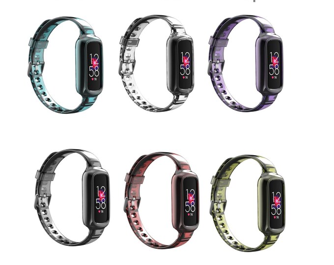 Fitbit Luxe Band Silicon Replacement Sport Bands Small Large Etsy