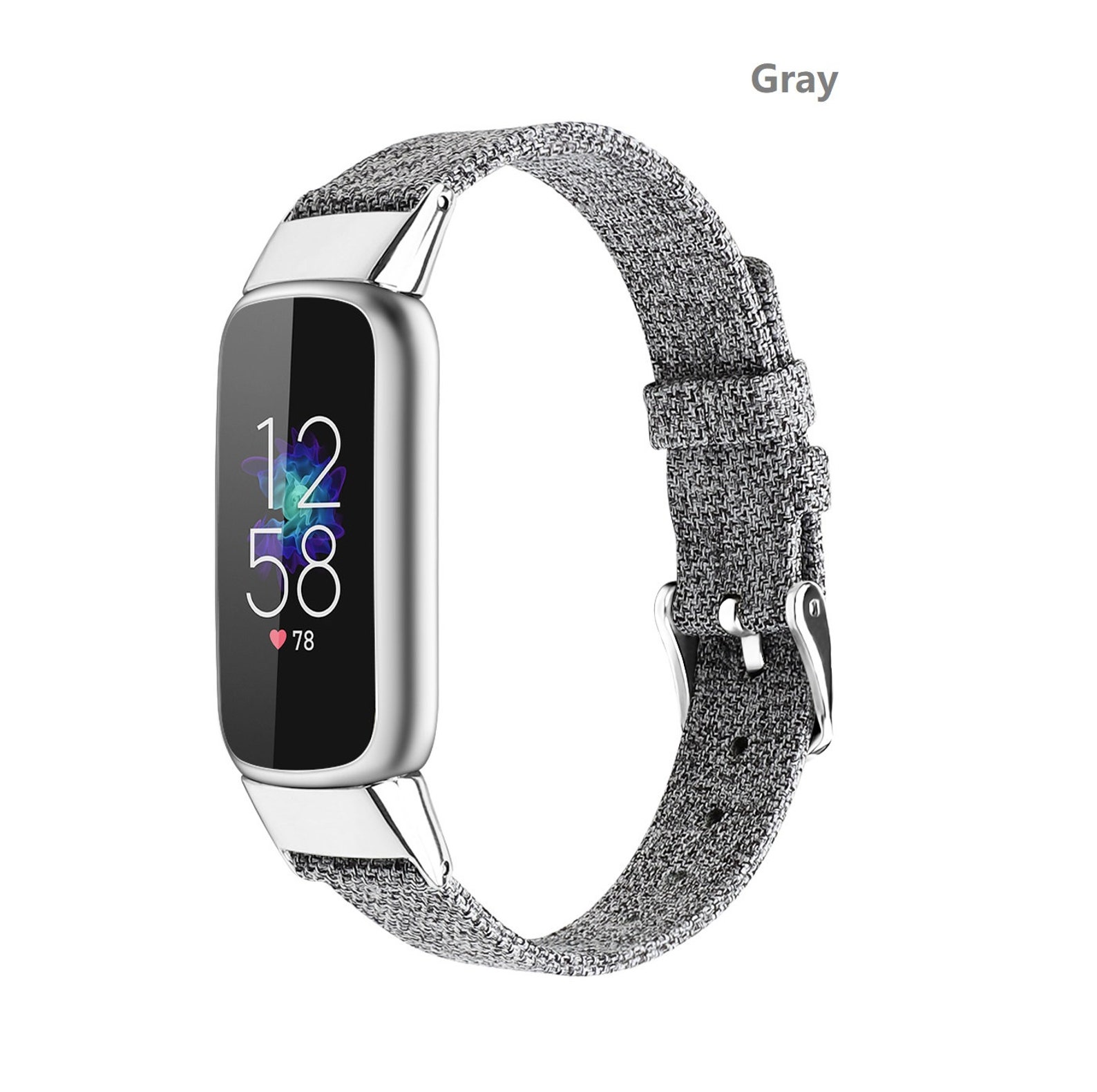 Band for Fitbit Luxe Canvas Silk Breathable Wristband Fabric Etsy